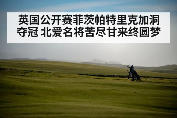 英国公开赛菲茨帕特里克加洞夺冠 北爱名将苦尽甘来终圆梦